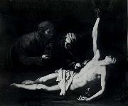 Jusepe de Ribera St Sebastian and St Irene oil